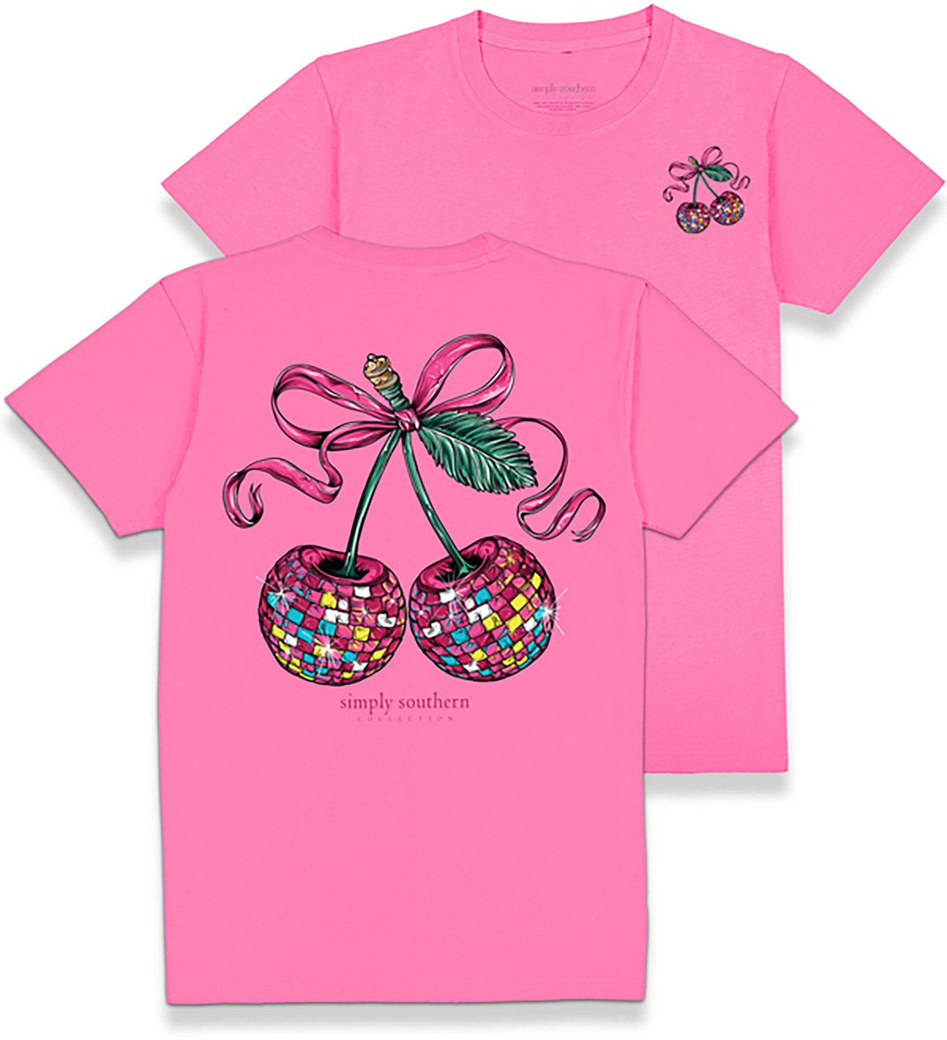 Simply Southern Women's Cherry Short Sleeve T-shirt - view number 4