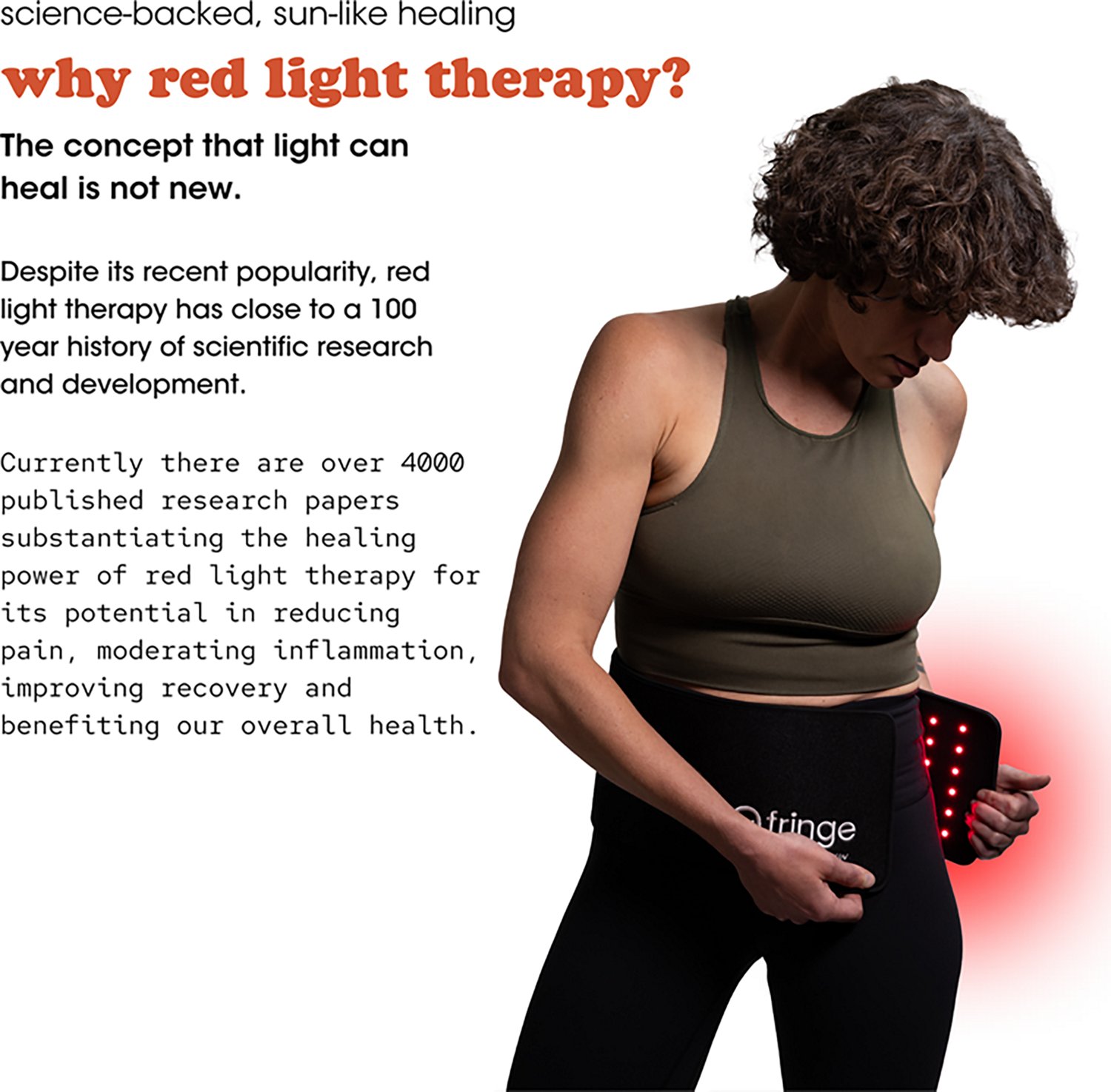 Fringe Extra Long Red Light Therapy Wrap - view number 4