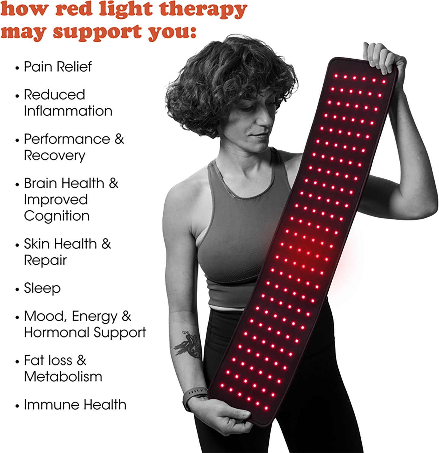 Fringe Extra Long Red Light Therapy Wrap - view number 5