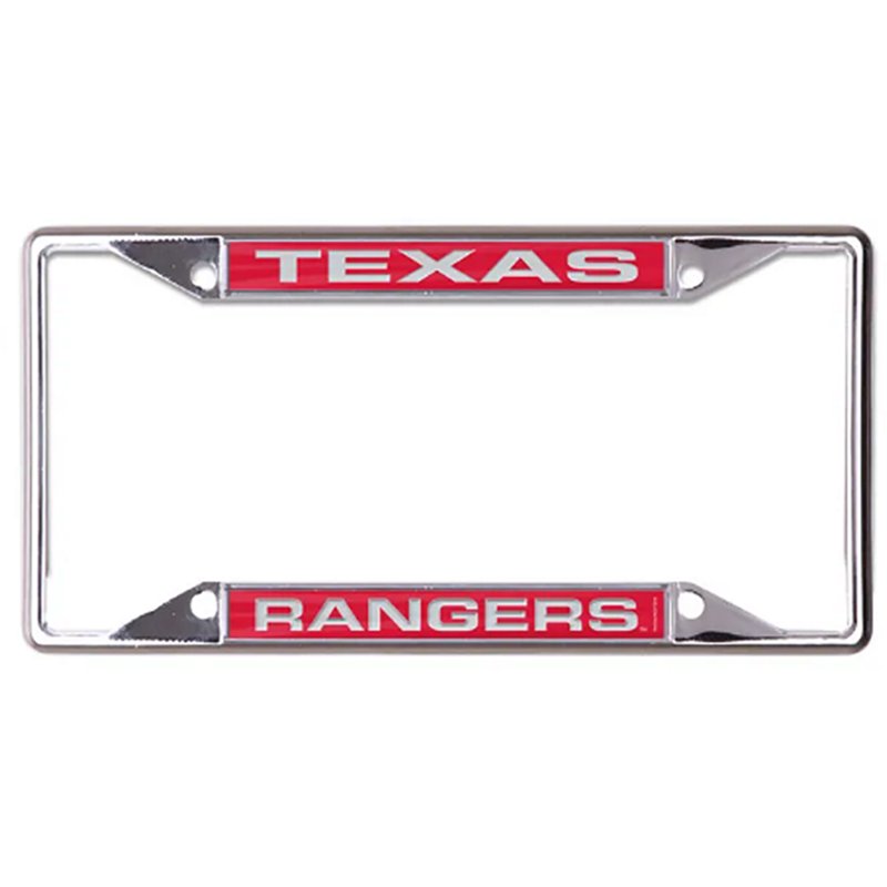 WinCraft Texas Rangers Metallic License Plate Frame
