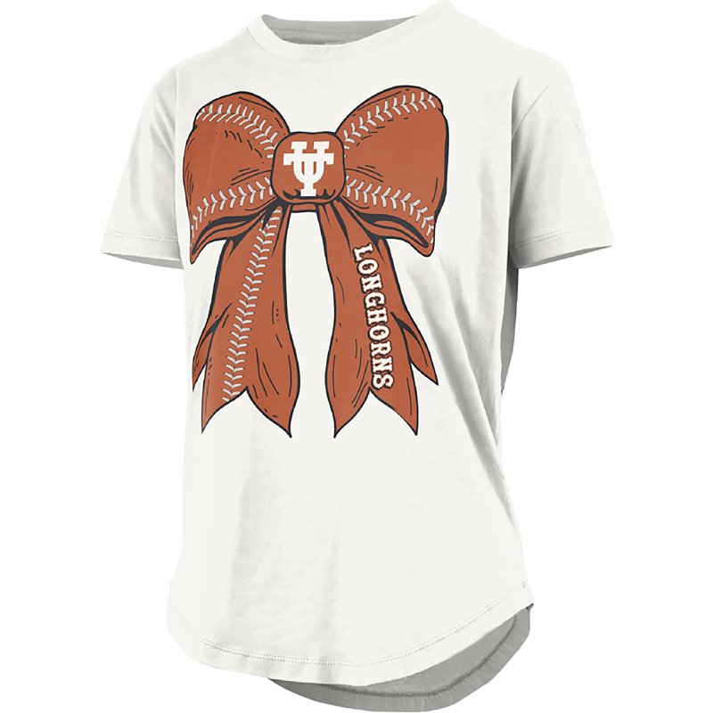 Pressbox Women's University of Texas Big Bow Irvine Top