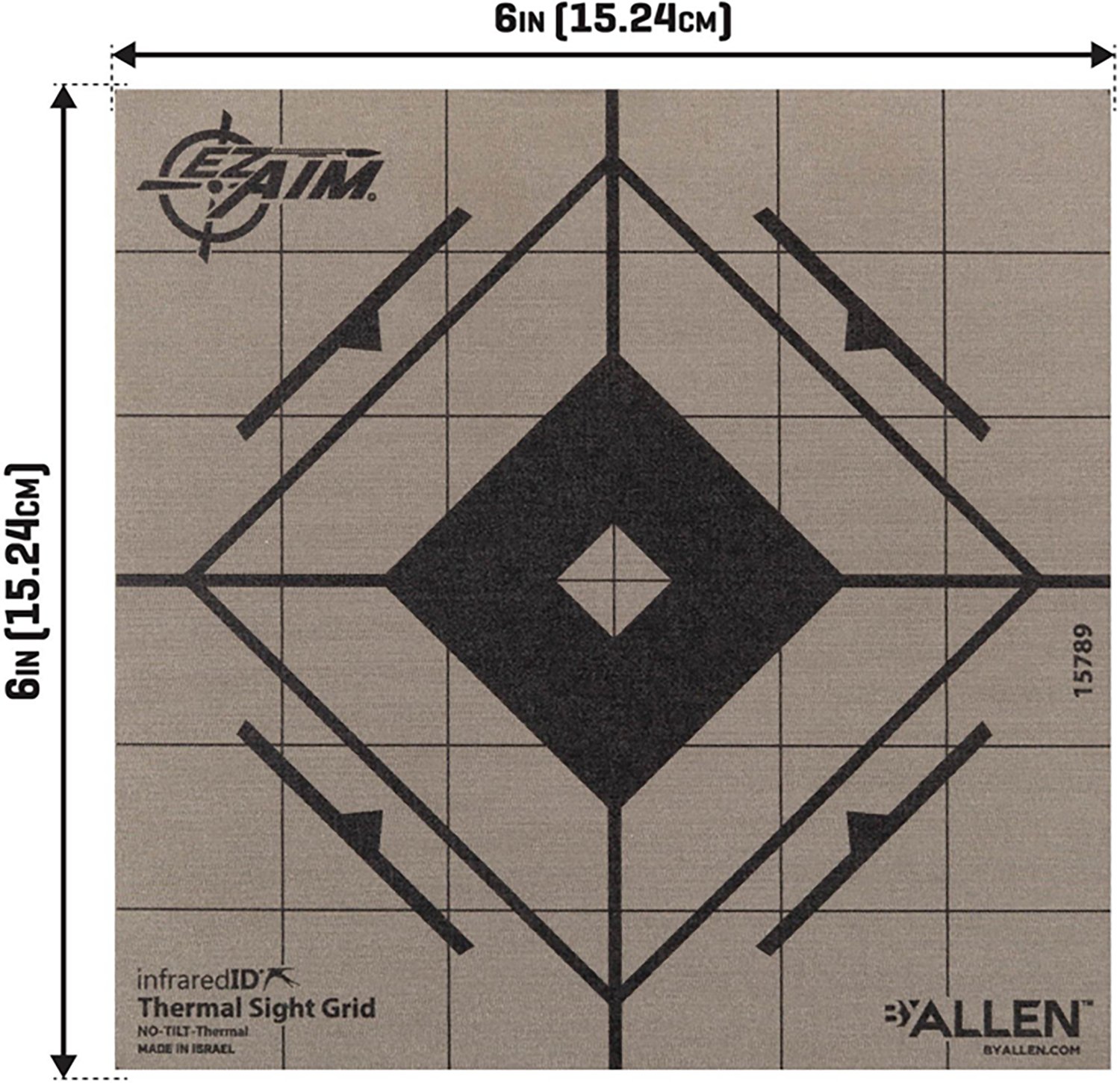 EZ Aim Adhesive 6 in Thermal Sight Grid Target - view number 2