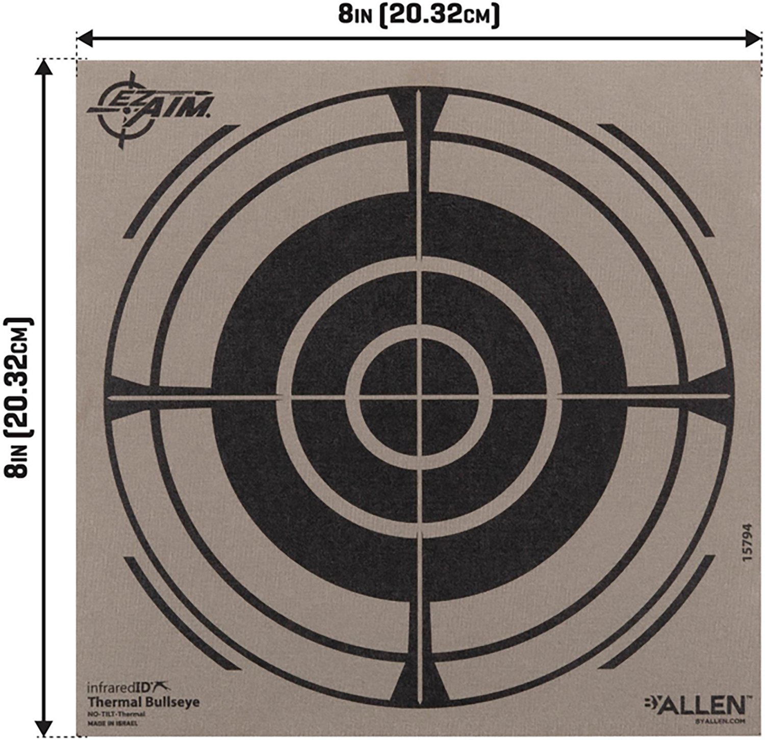 EZ Aim Adhesive 8 in Thermal Bullseye Target - view number 2