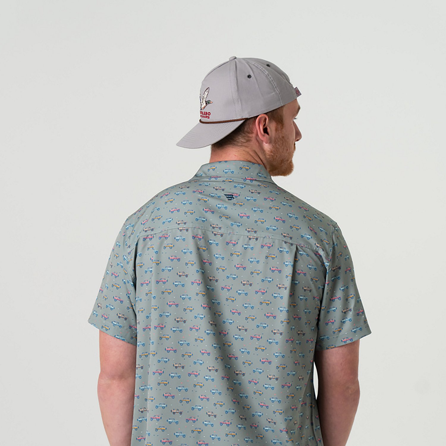 BURLEBO Men's Performance Button-Up Short Sleeve Shirt                                                                           - view number 2