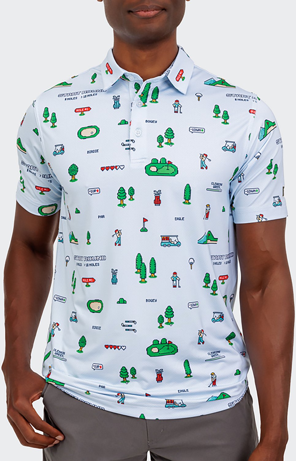 Waggle Golf Men's Super Waggle Bros Polo Shirt