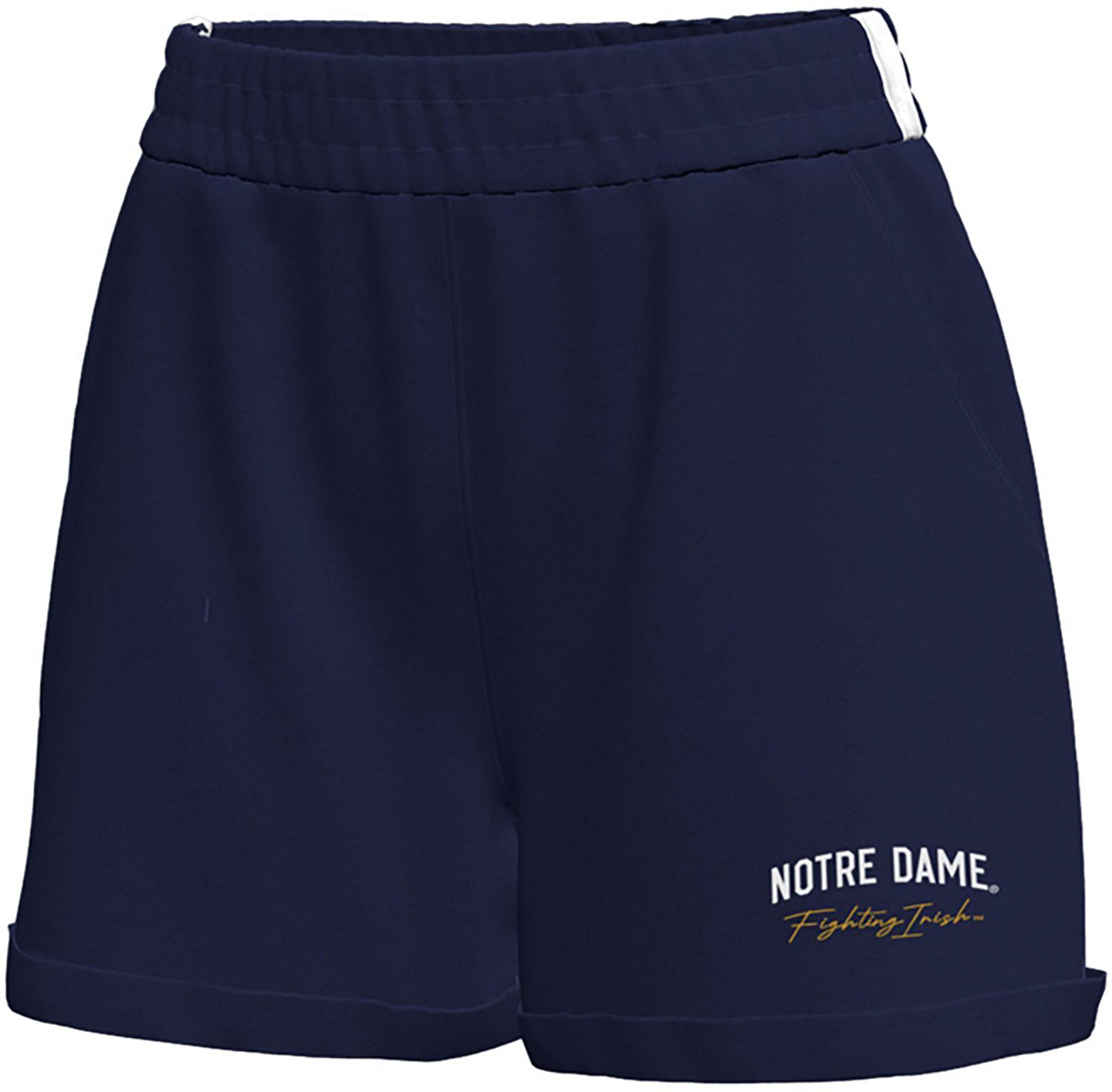 Under Armour Women’s University of Notre Dame School Script Gameday Double Knit Shorts 4 in - view number 2