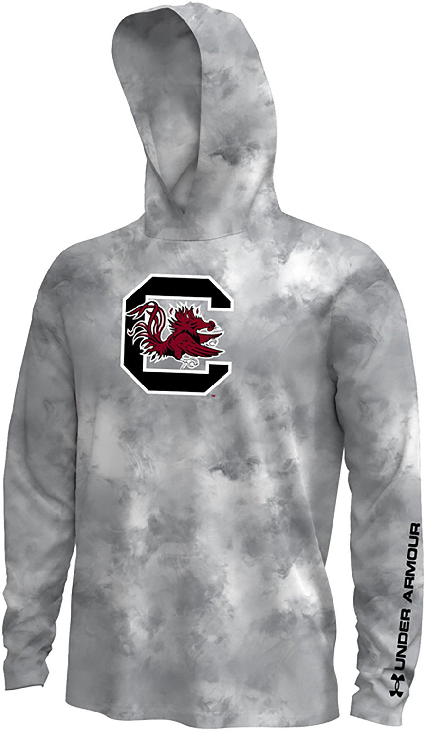 Under Armour Men’s University of South Carolina Primary Logo Gameday Armourfuse Hoodie - view number 3