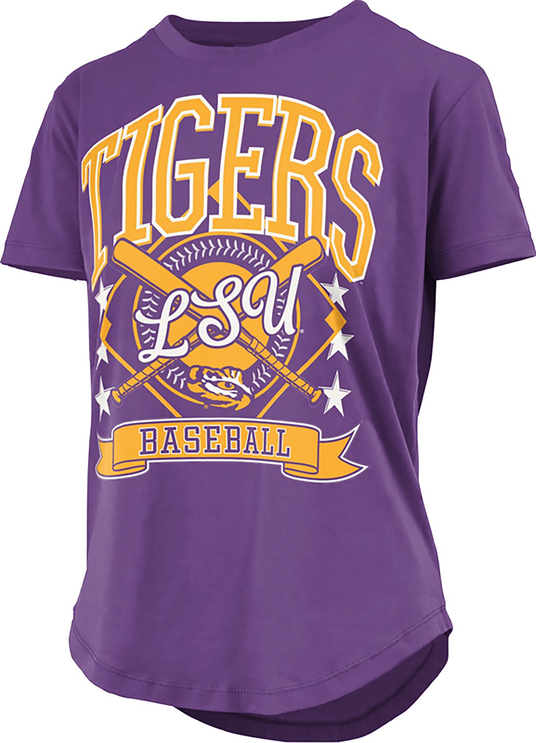 Pressbox Women's Louisiana State University Uecker Baseball Irvine Top - view number 2