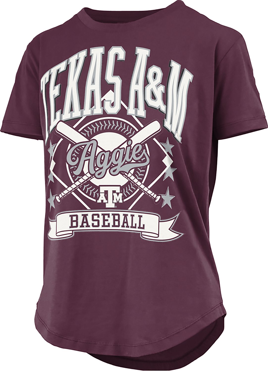 Pressbox Women's Texas A&M University Uecker Baseball Irvine Top - view number 2