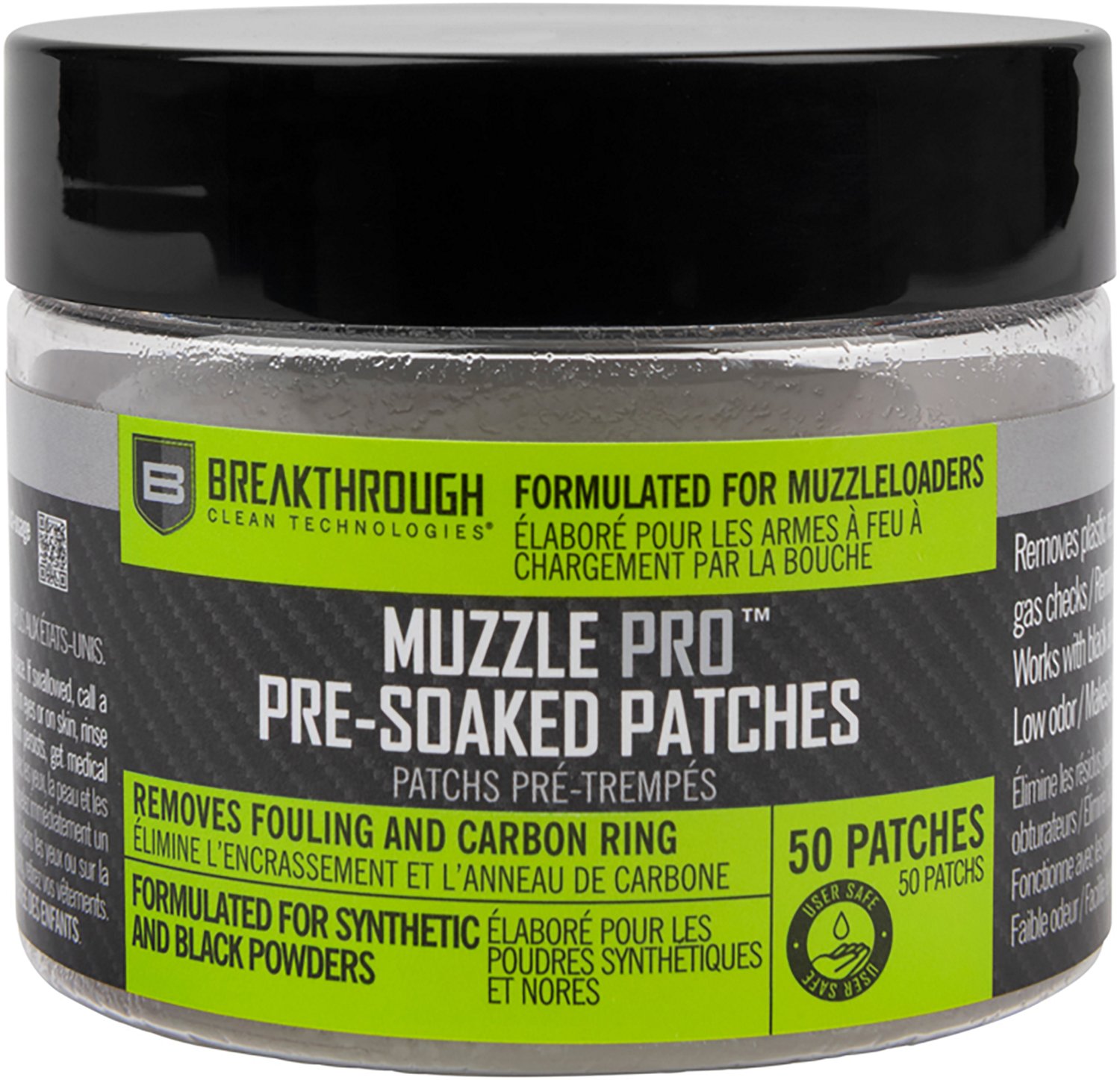 Breakthrough Muzzle Pro Round Pre-Soaked Cleaning Patches 50-Pack - view number 5