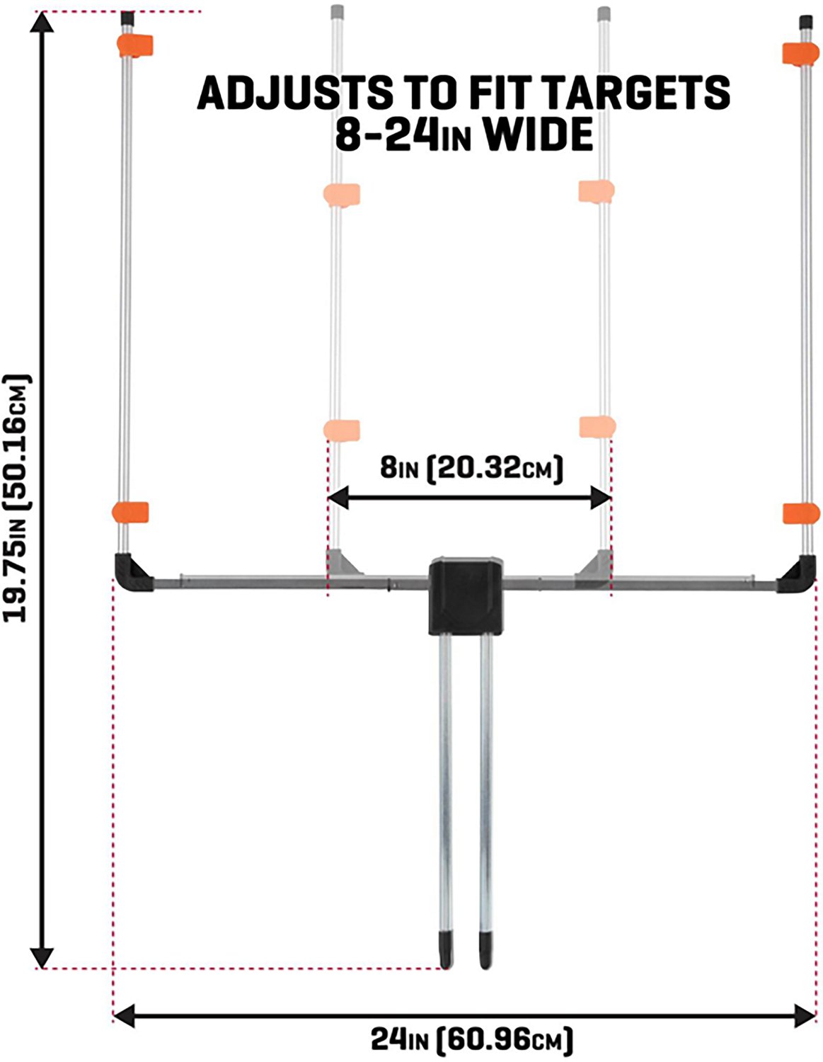 Allen Company Hub Stake Adjustable Target Stand - view number 2