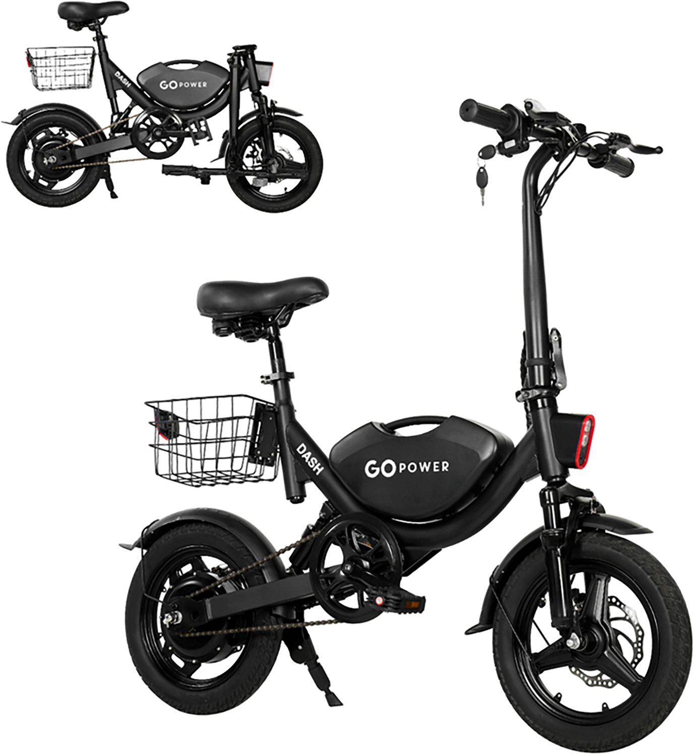 Gopowerbike Men's GoDash Compact Folding Mini 14" Electric Bike