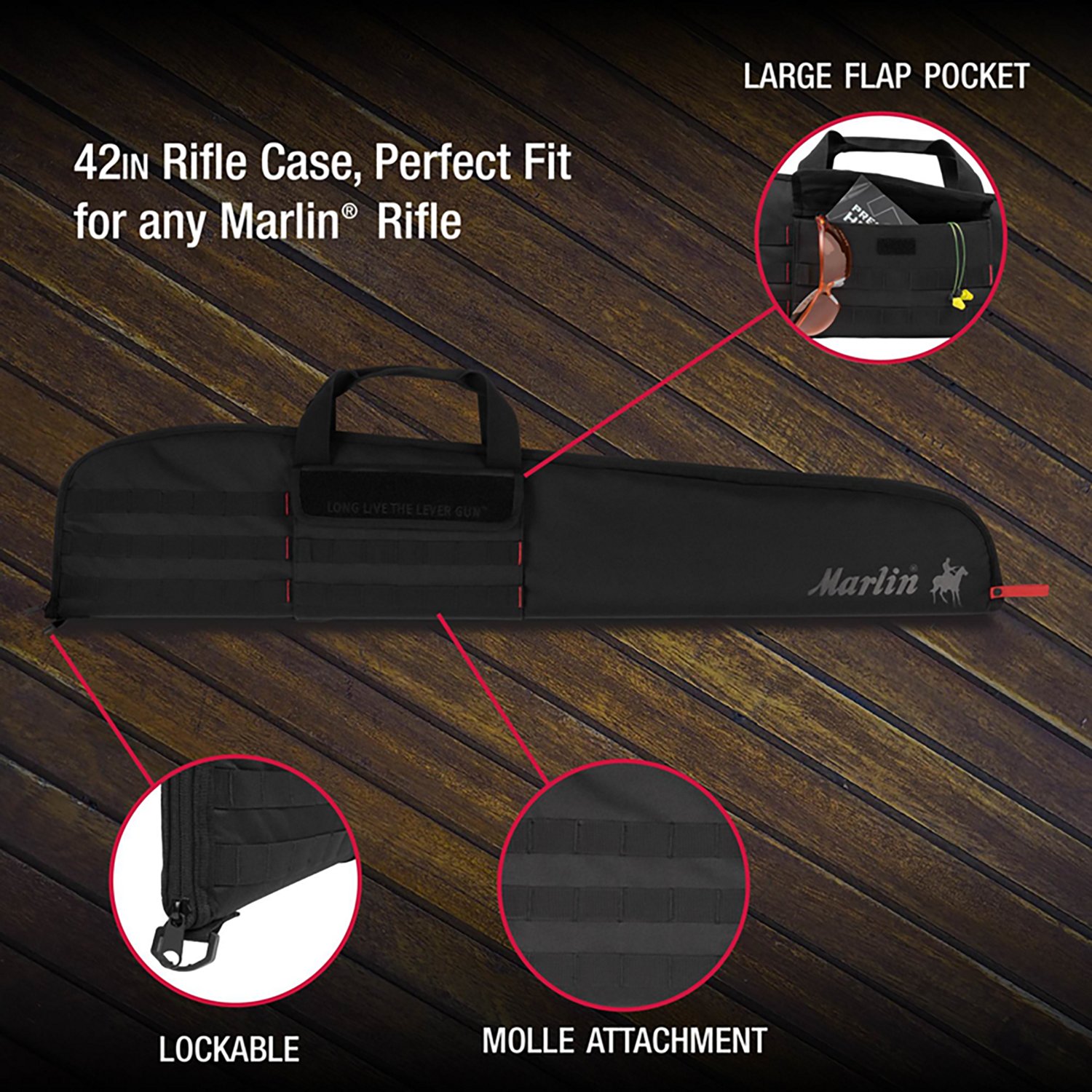 Marlin Dark Series Soft Rifle Case - view number 3