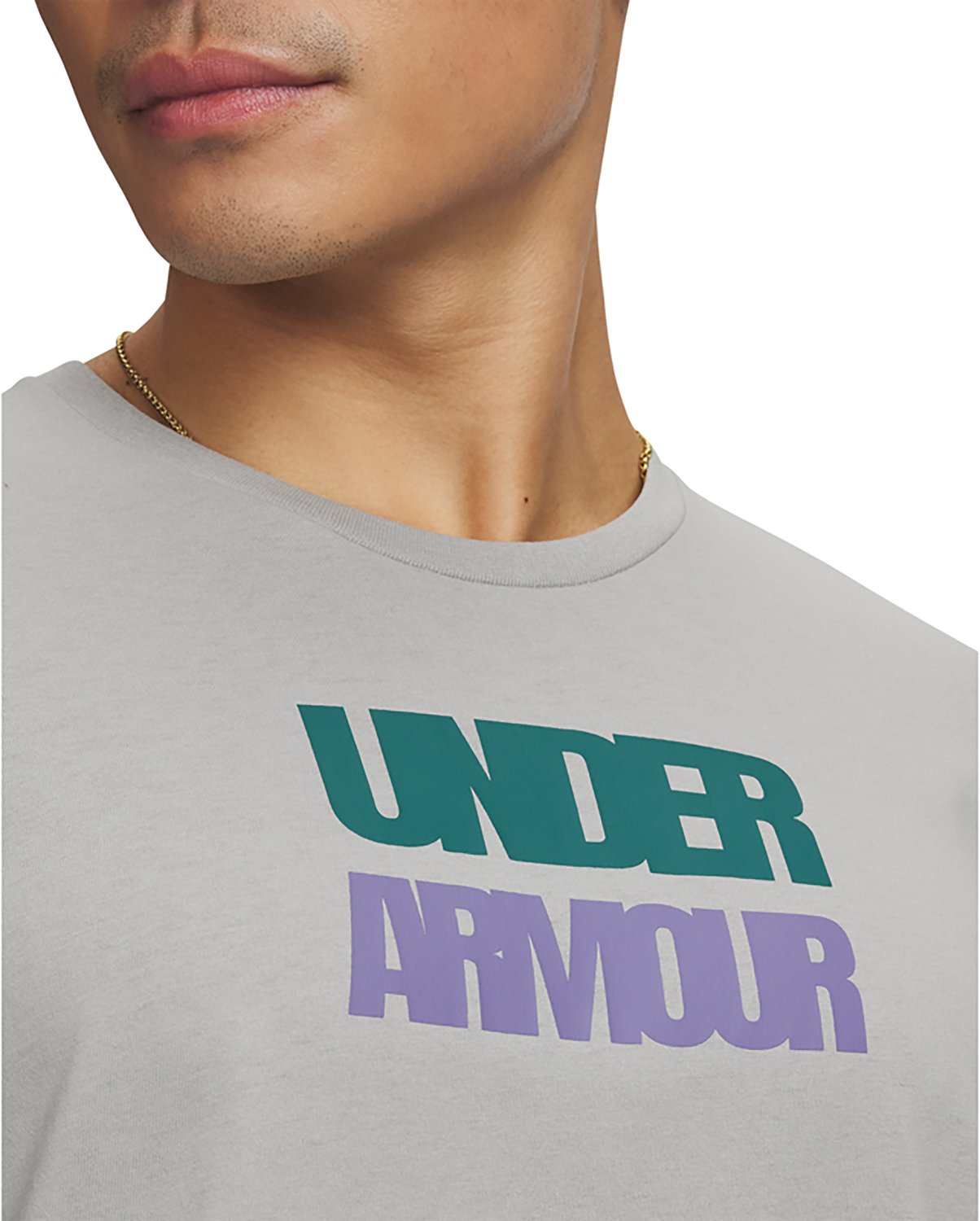 Under Armour Men's Block Logo Short Sleeve T-shirt - view number 3
