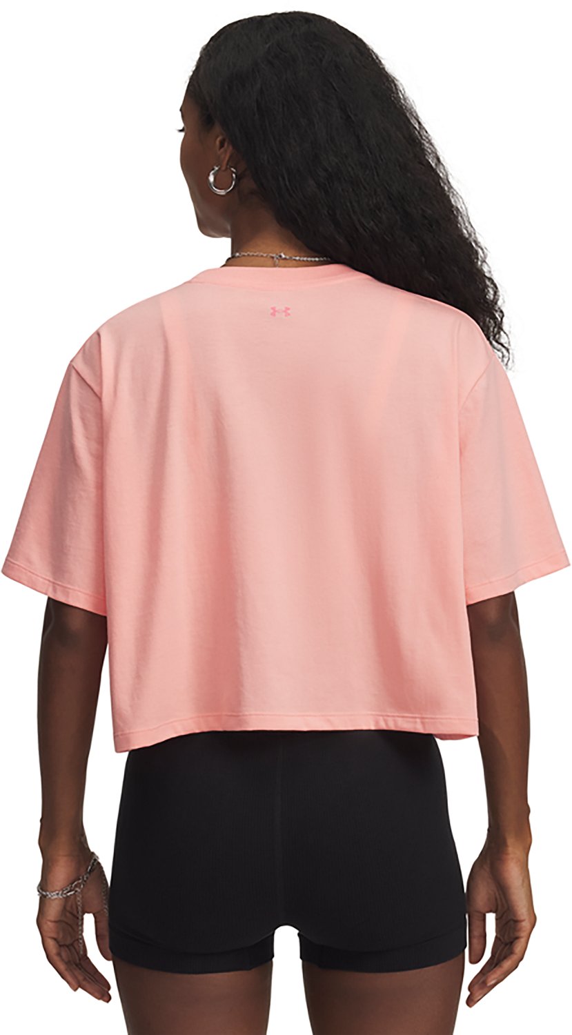 Under Armour Women's Script Heart Crop Graphic T-shirt - view number 2