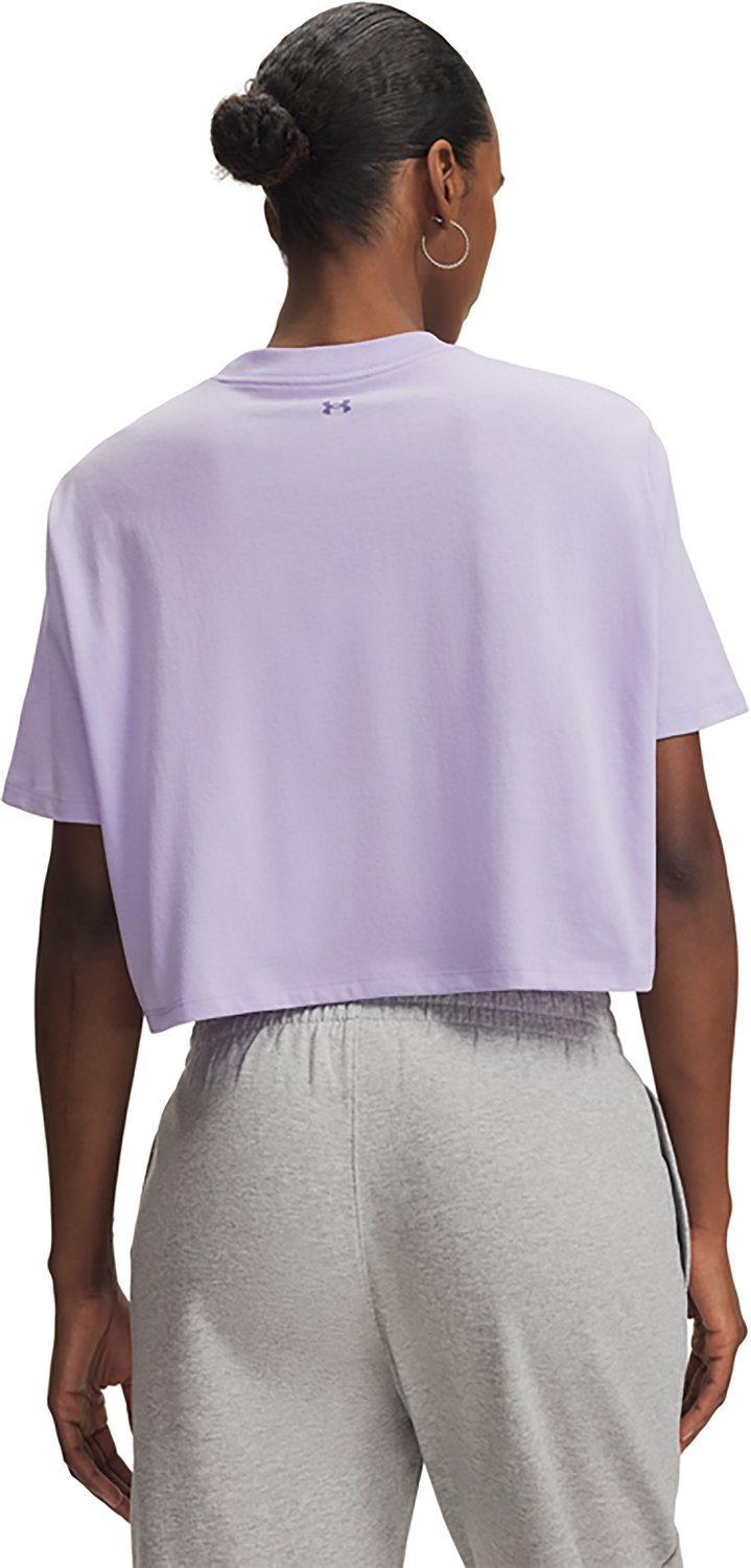 Under Armour Women's Script Heart Crop Graphic T-shirt - view number 2