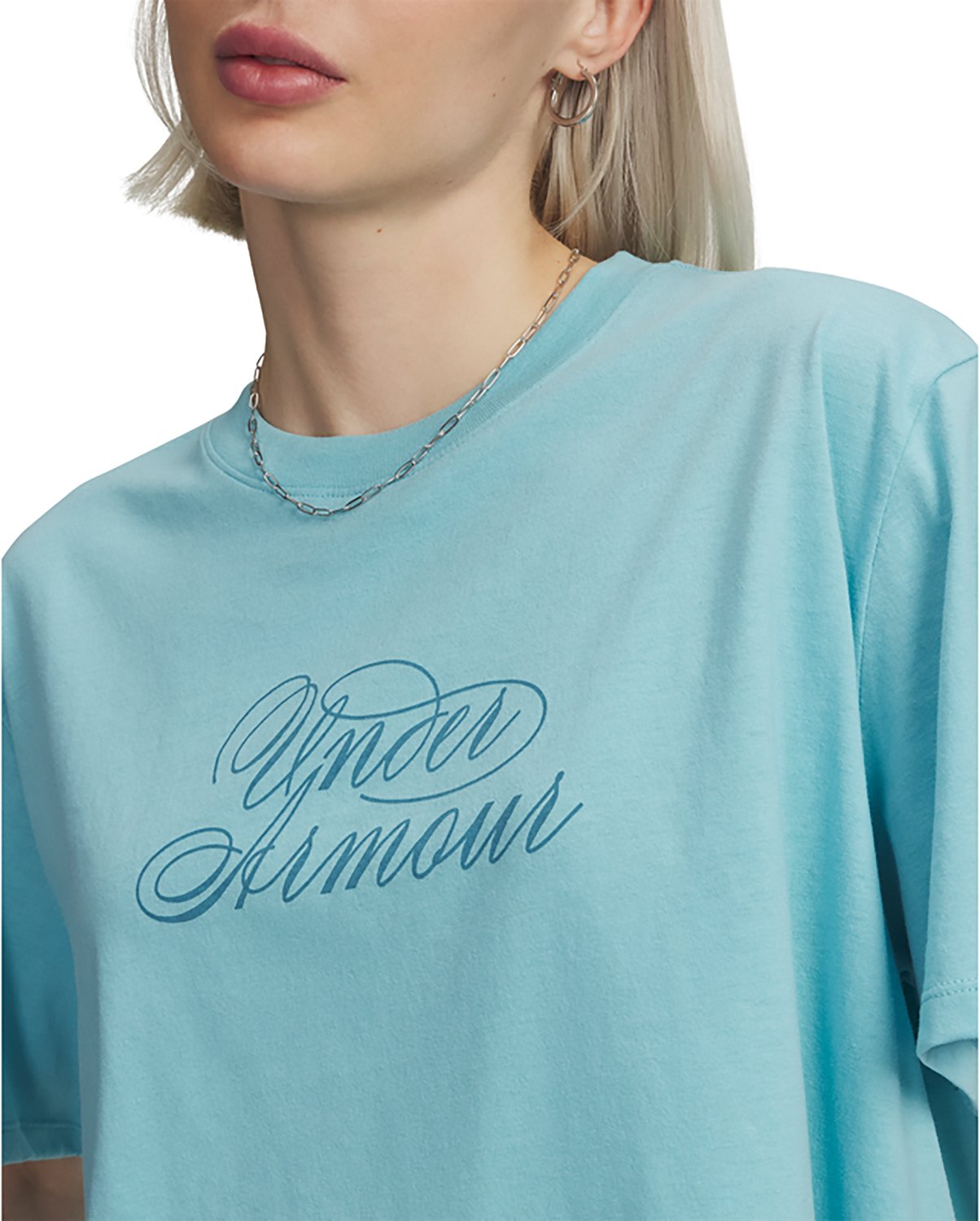 Under Armour Women's Script Heart Crop Graphic T-shirt - view number 3