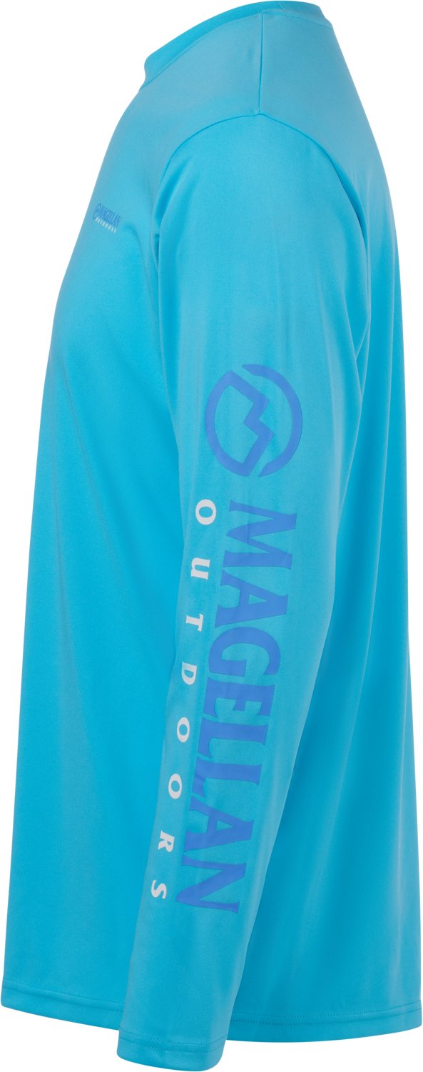 Magellan Outdoors Men's Casting Crew Core Graphic Long Sleeve T-shirt                                                            - view number 5