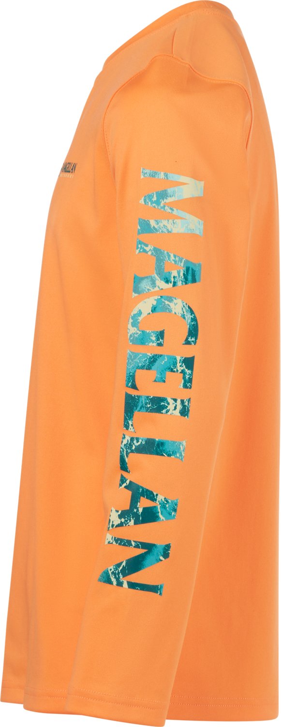 Magellan Outdoors Boys' Casting Crew Print Logo Fishing T-shirt - view number 3