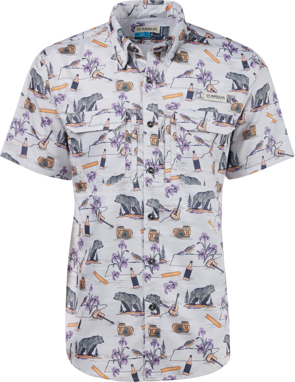 Magellan Outdoors Men's Tennessee Local State Print Shirt - view number 3