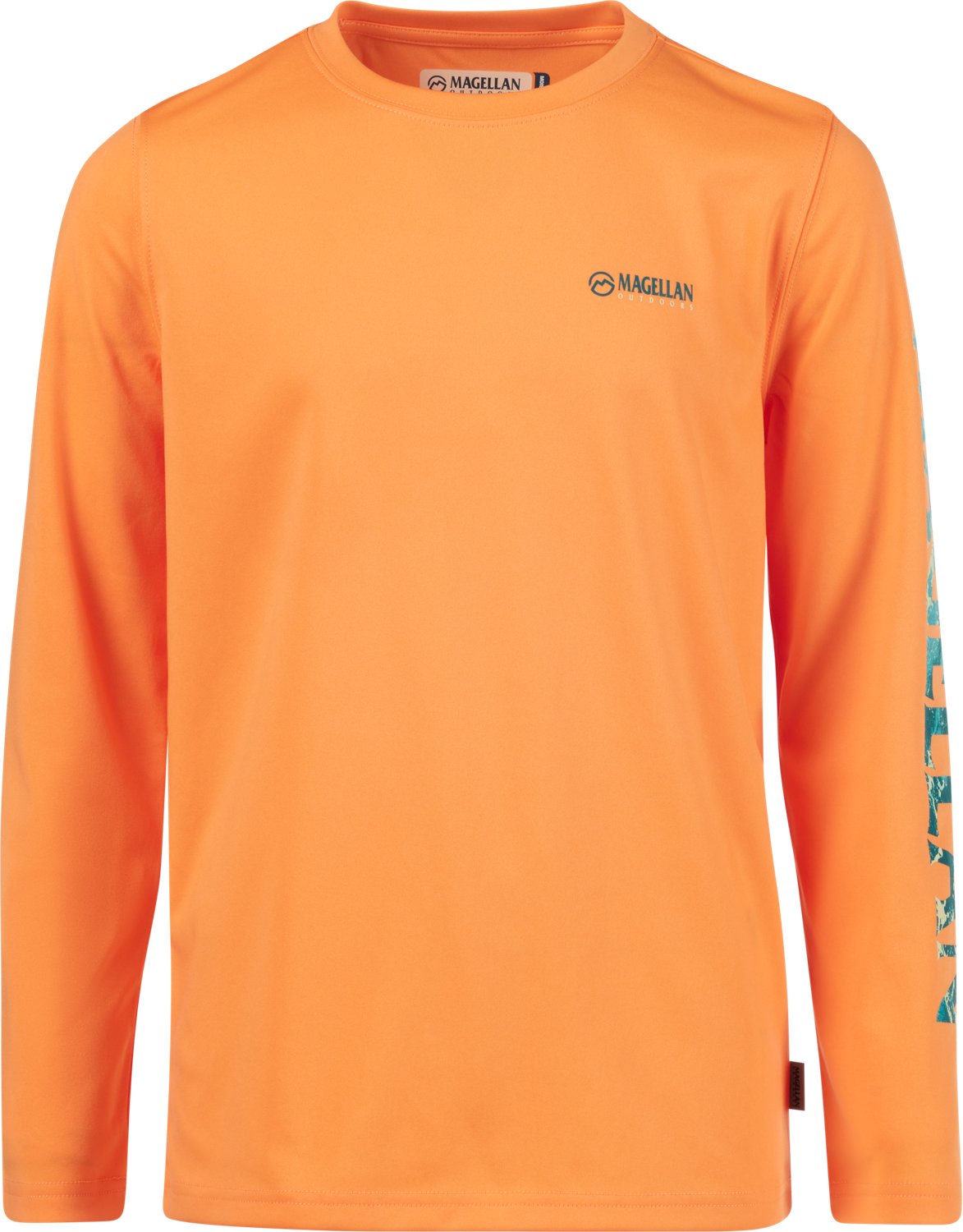 Magellan Outdoors Boys' Casting Crew Print Logo Fishing T-shirt