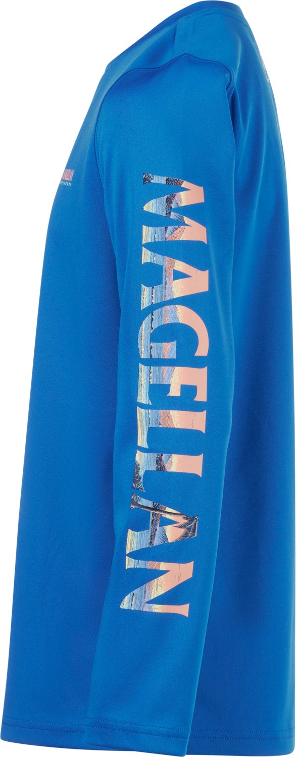 Magellan Outdoors Boys' Casting Crew Print Logo Fishing T-shirt - view number 3