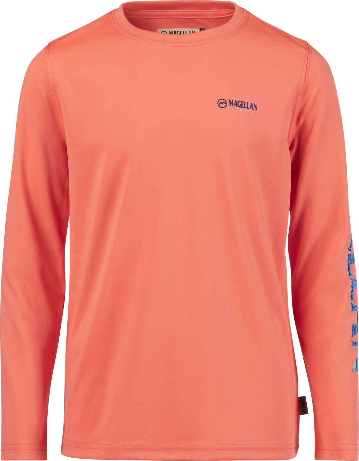 Magellan Outdoors Boys' Casting Crew Print Logo Fishing T-shirt