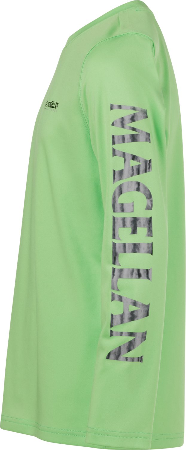 Magellan Outdoors Boys' Casting Crew Print Logo Fishing T-shirt - view number 3