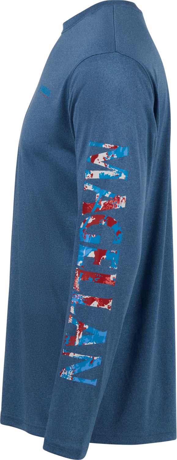 Magellan Outdoors Men's Casting Crew Long Sleeve T-shirt                                                                         - view number 5