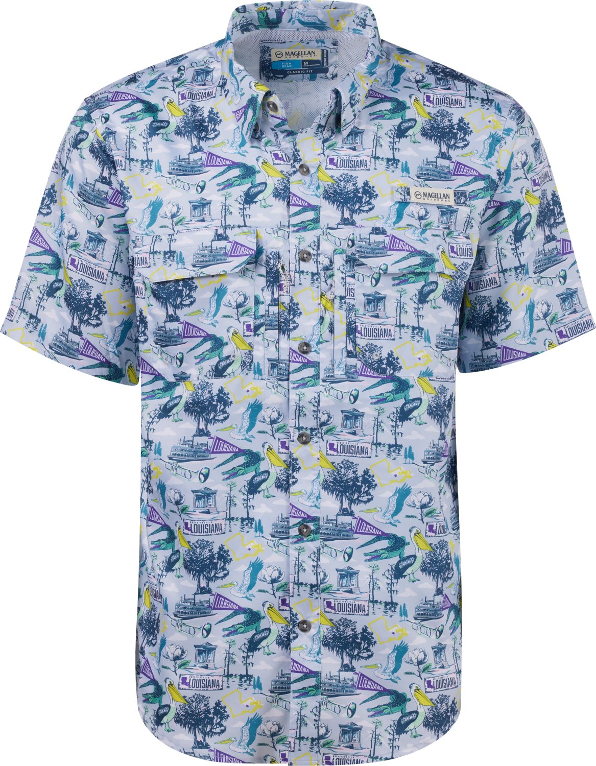 Magellan Outdoors Men's LA Local State Print Shirt - view number 3