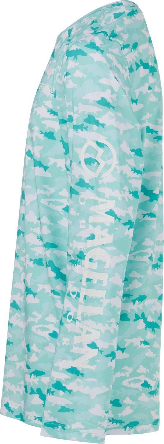 Magellan Outdoors Boys' Fish Camo Crew Long Sleeve T-shirt - view number 3