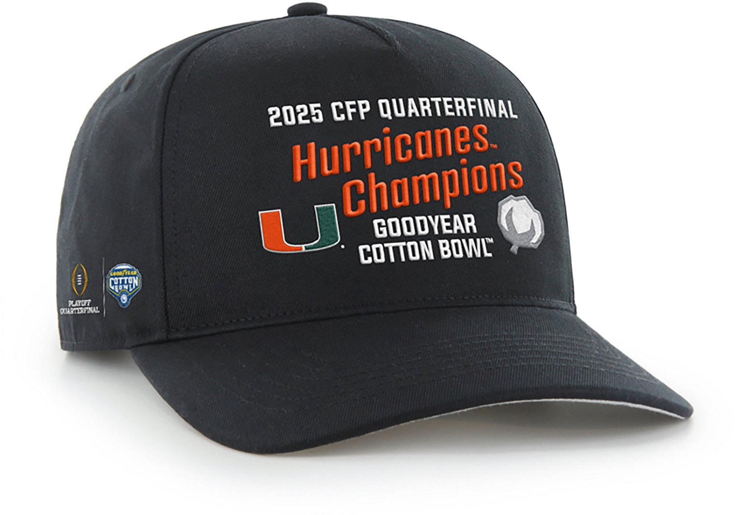 '47 Men's Miami Hurricanes 2025 CFP Cotton Bowl Champions Hitch Hat