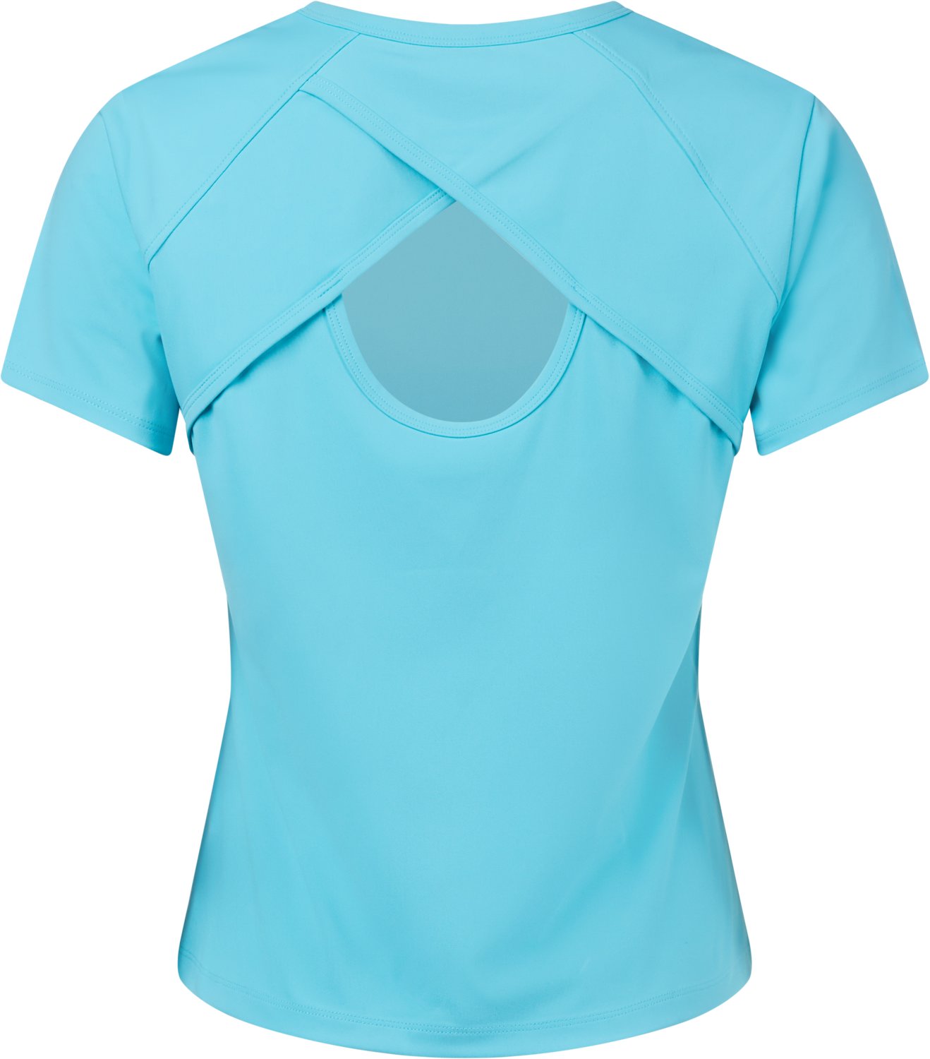 BCG Women's Fitted Key Back Short Sleeve T-shirt - view number 2