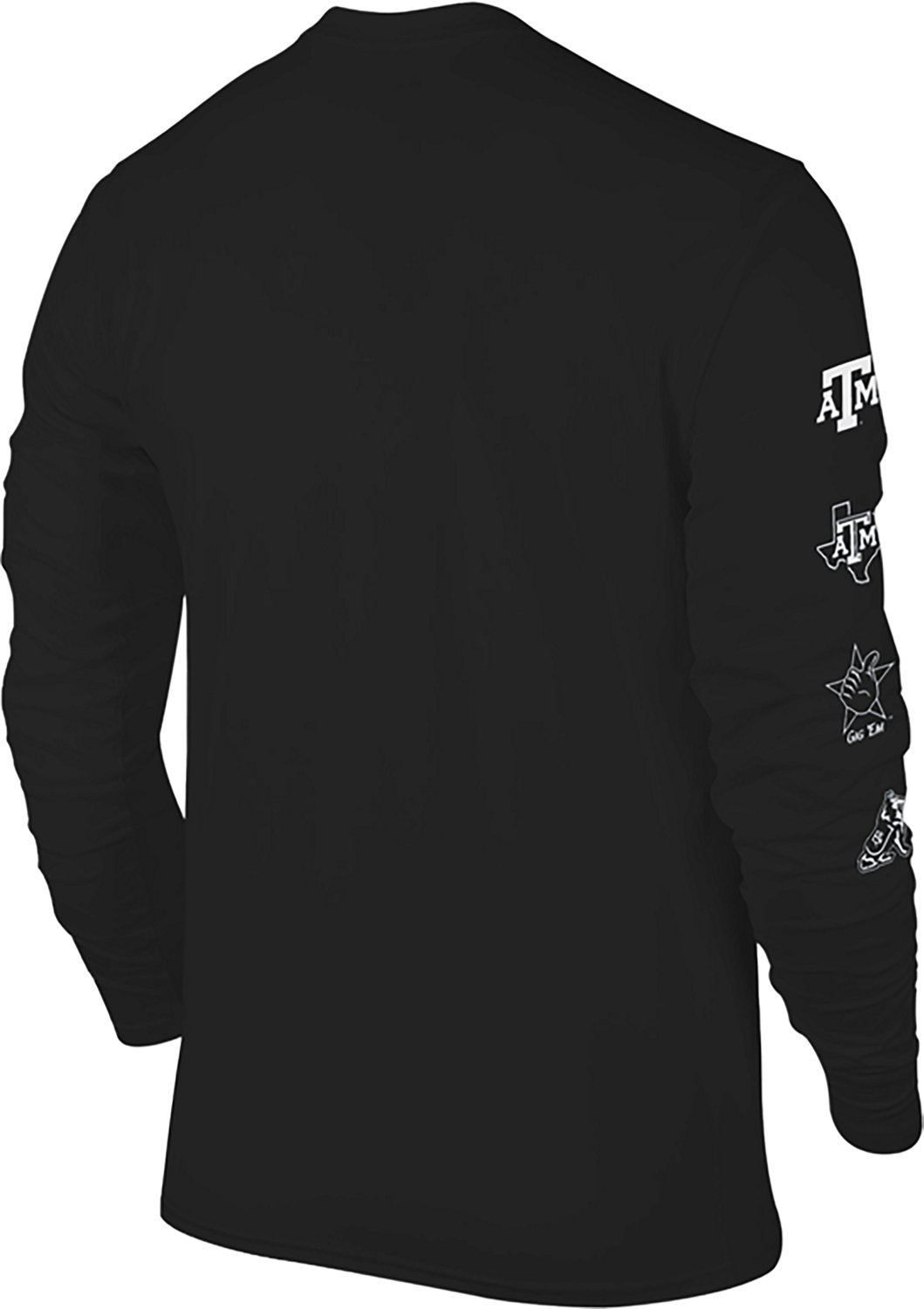 The Victory Men's Texas A&M University School Script Sleeve 2 Hit Long Sleeve Graphic T-shirt - view number 3