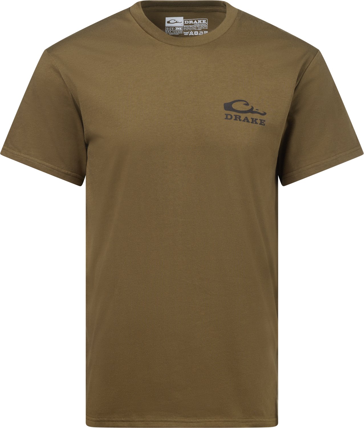 Drake Men's Waterfowl Camo Dog Graphic T-shirt - view number 2