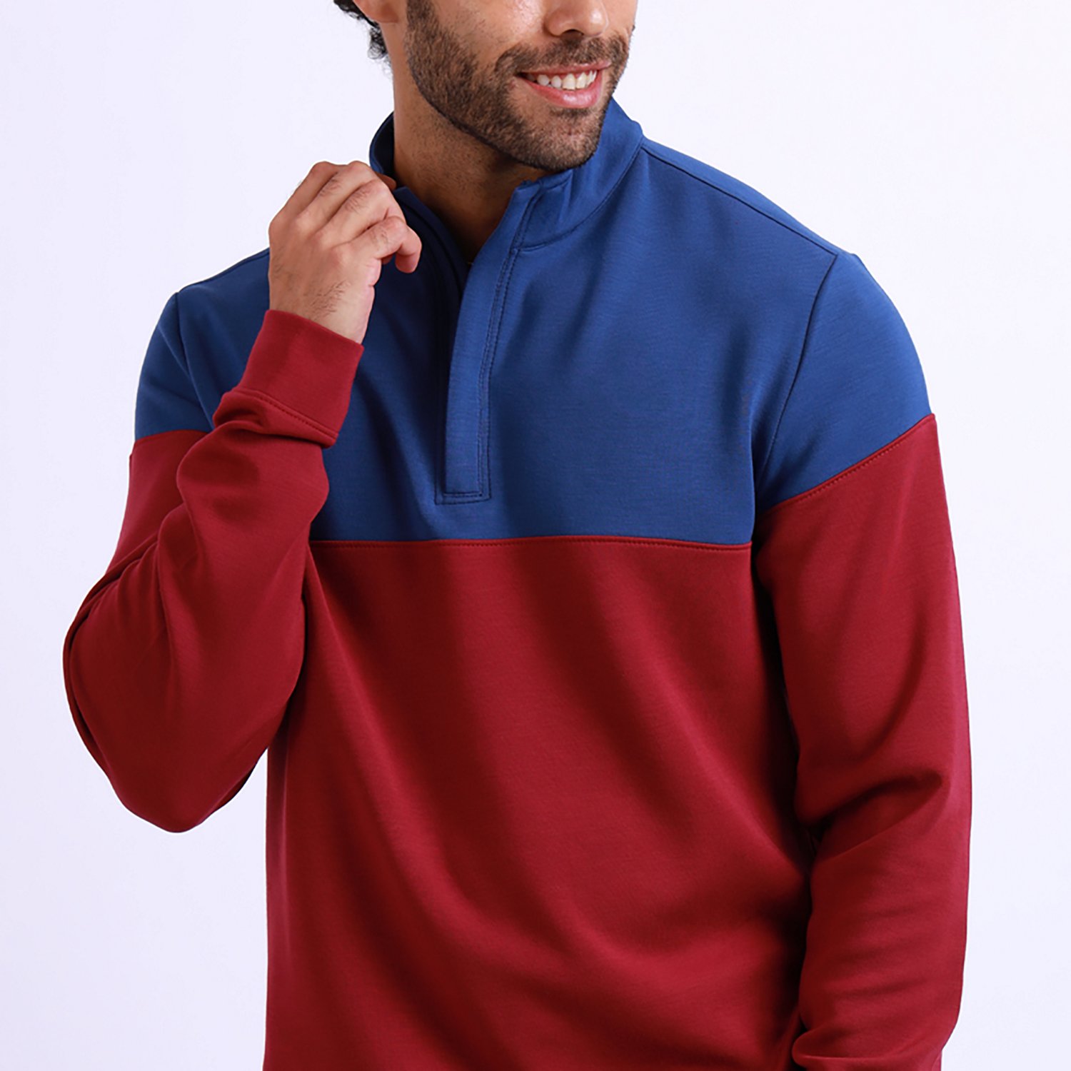 Swannies Men's Harvey 1/4-Zip Pullover Sweatshirt - view number 2