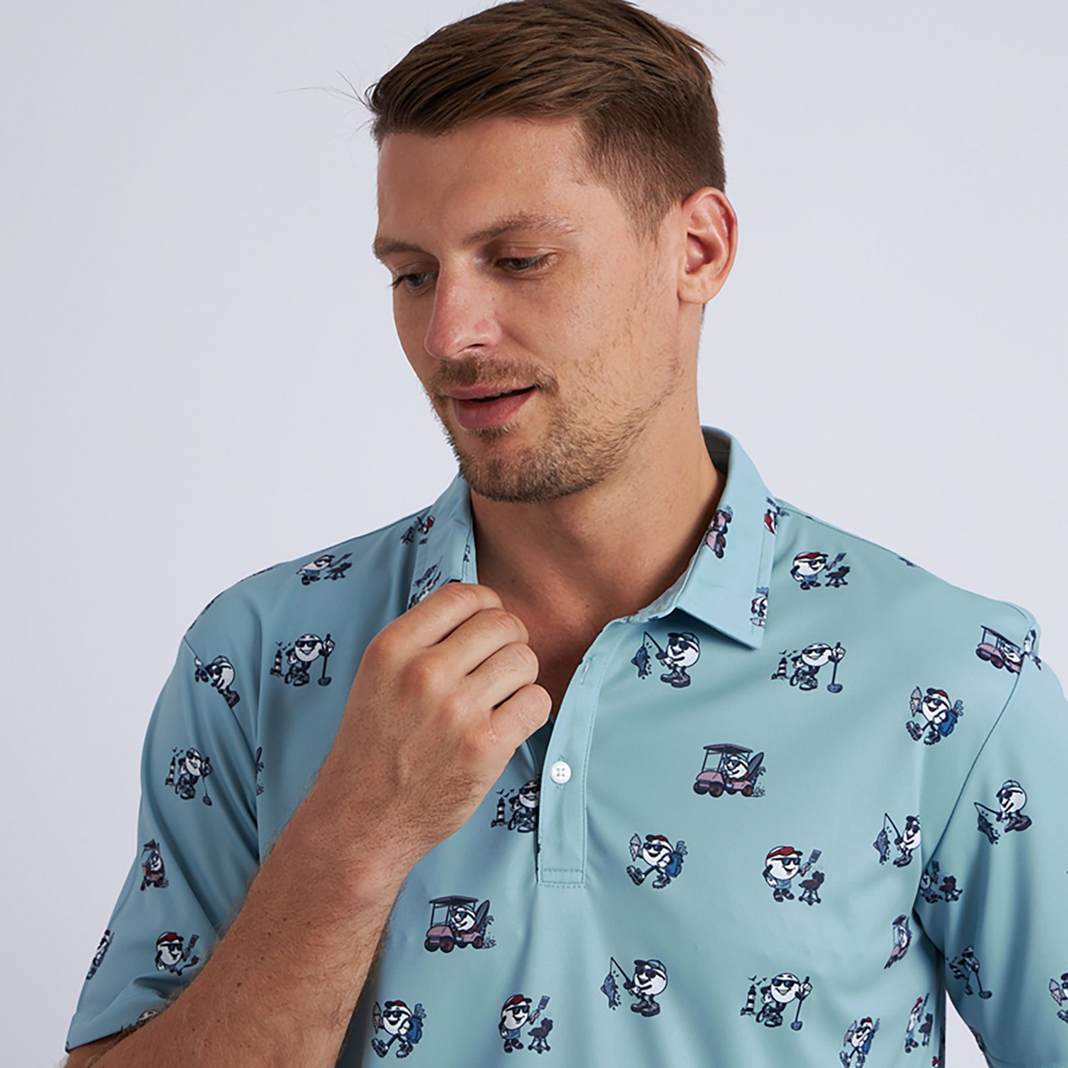 Swannies Men's Shoreline Polo Shirt - view number 2