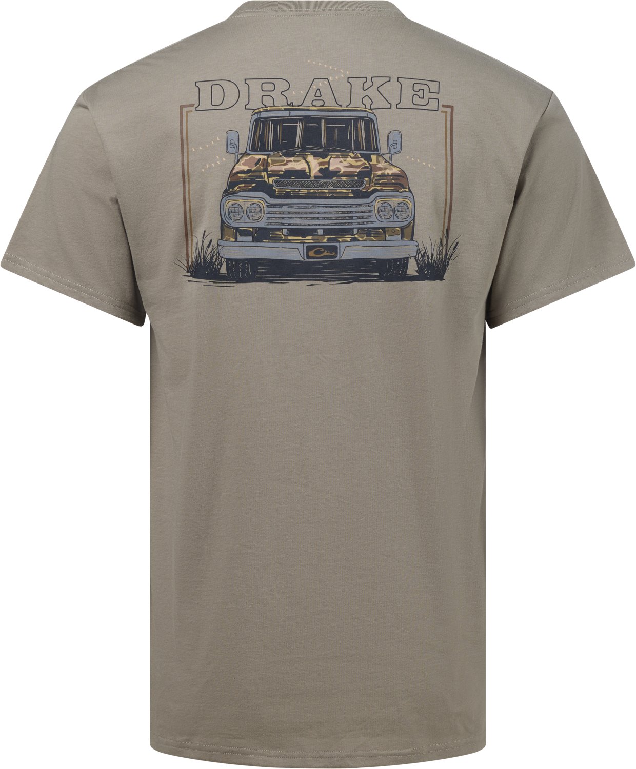 Drake Men's Waterfowl Camo Truck Graphic T-shirt