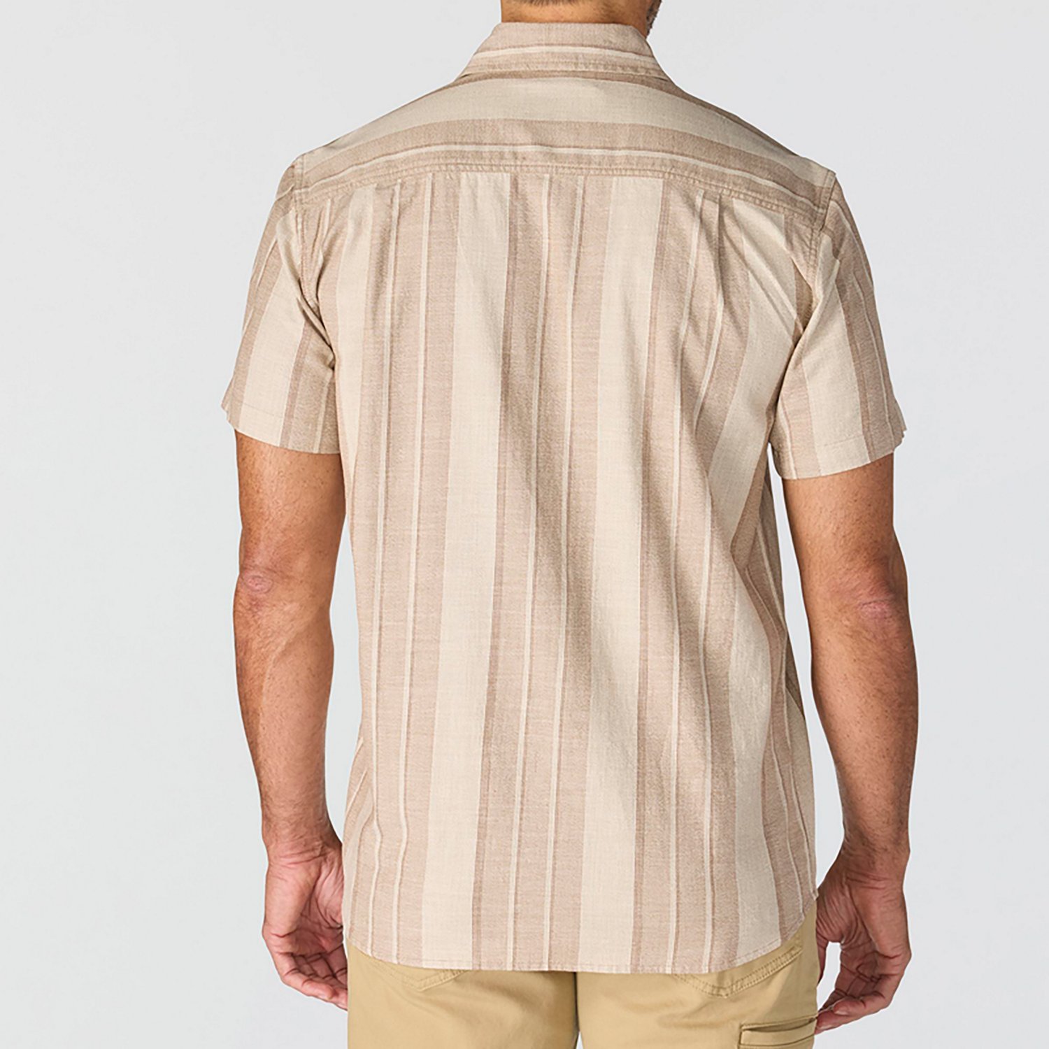 Carhartt Men's Bozeman Relaxed Short Sleeve Striped Shirt - view number 3