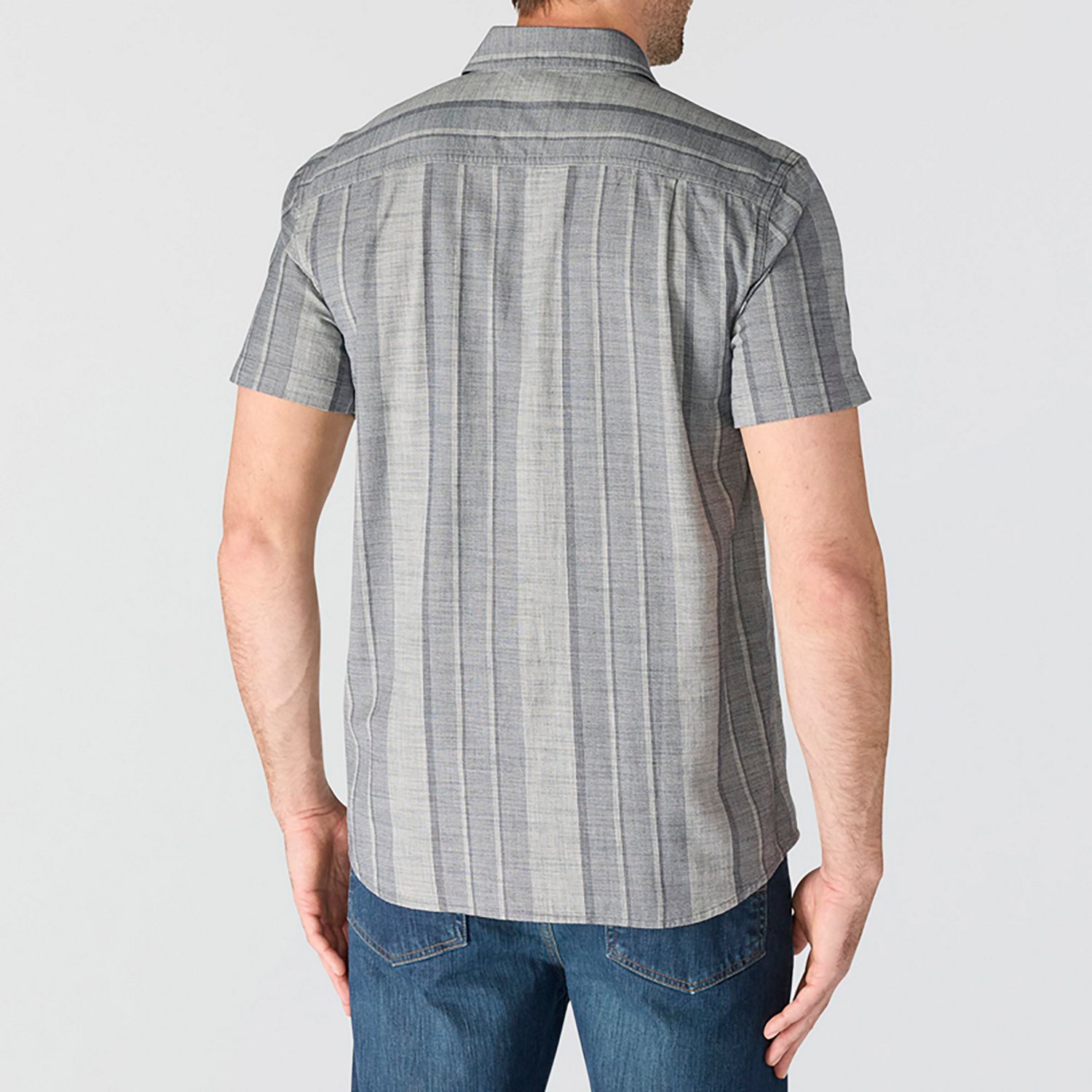 Carhartt Men's Bozeman Relaxed Short Sleeve Striped Shirt - view number 3