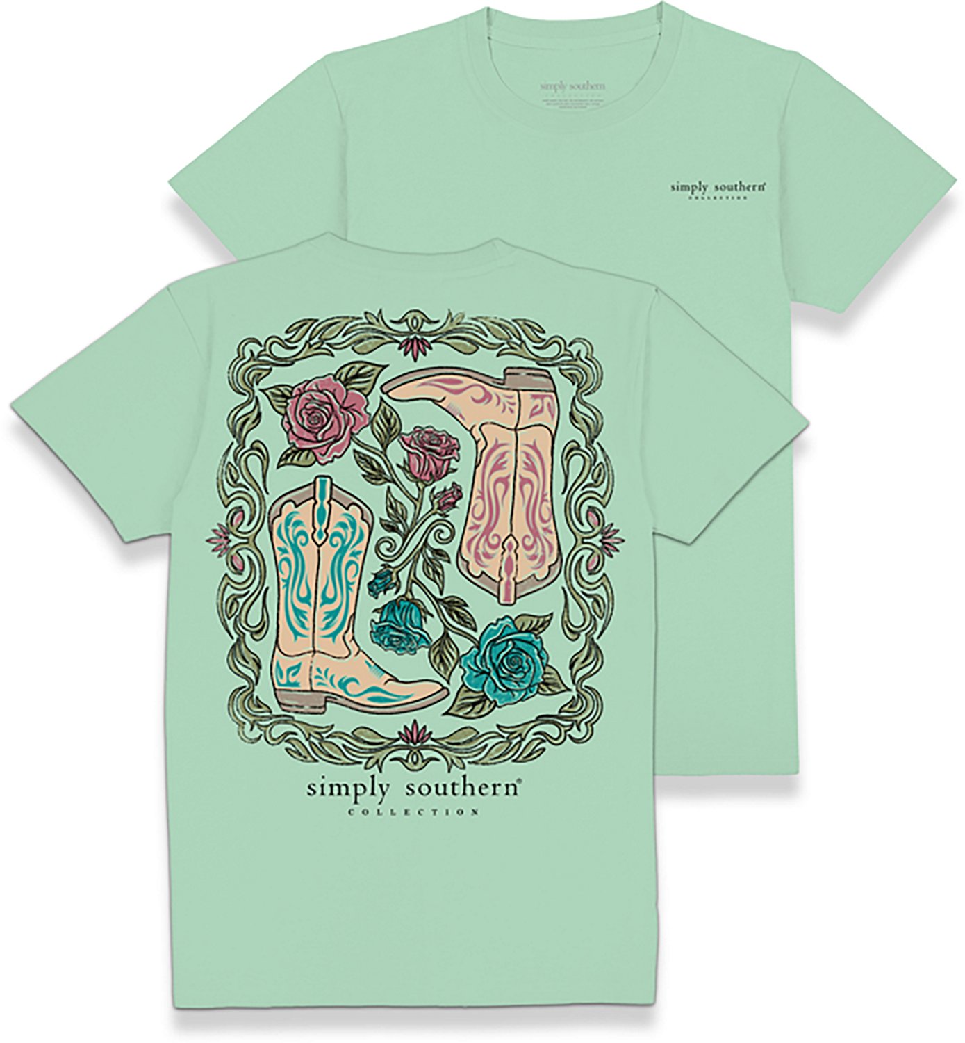 Simply Southern Women's Boots Short Sleeve T-shirt - view number 4