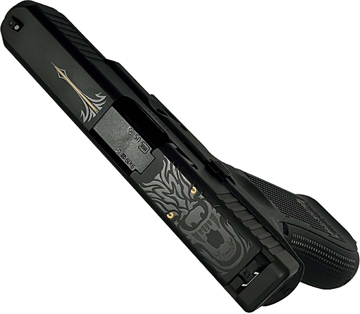 GLOCK 45 Gen5 Wolf Engraving 9mm Semi Automatic Pistol - view number 4