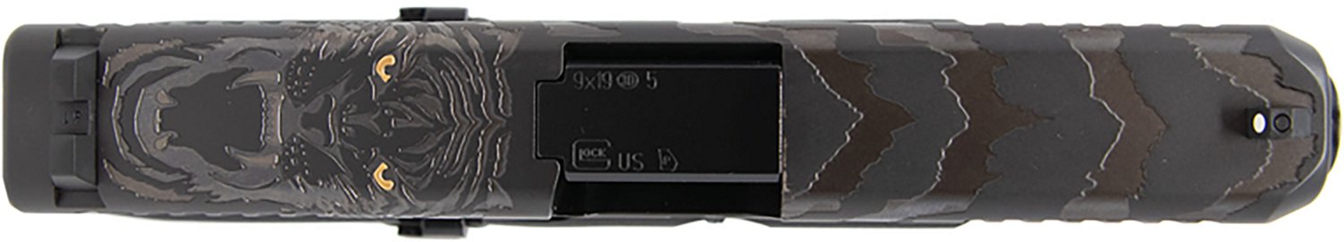 GLOCK 45 Gen5 Tiger Engraving 9mm Semi Automatic Pistol - view number 3