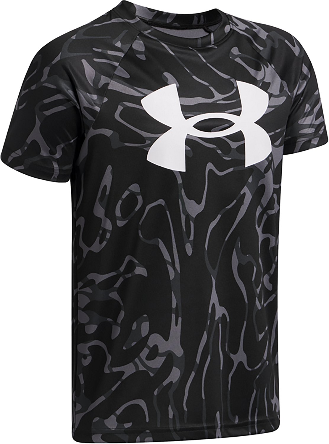 Under Armour Boys' UA Tech Printed Short Sleeve T-shirt                                                                          - view number 5