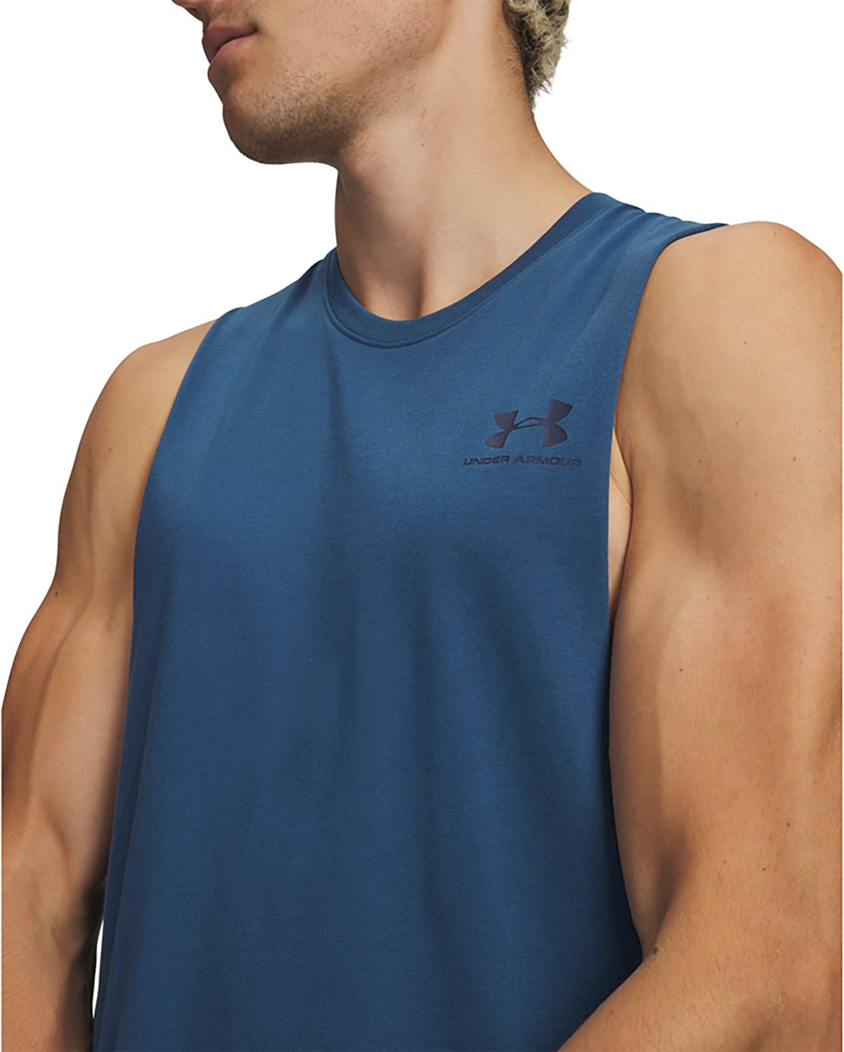Under Armour Men's Sportstyle Left Chest Cut-off Sleeveless Top - view number 3