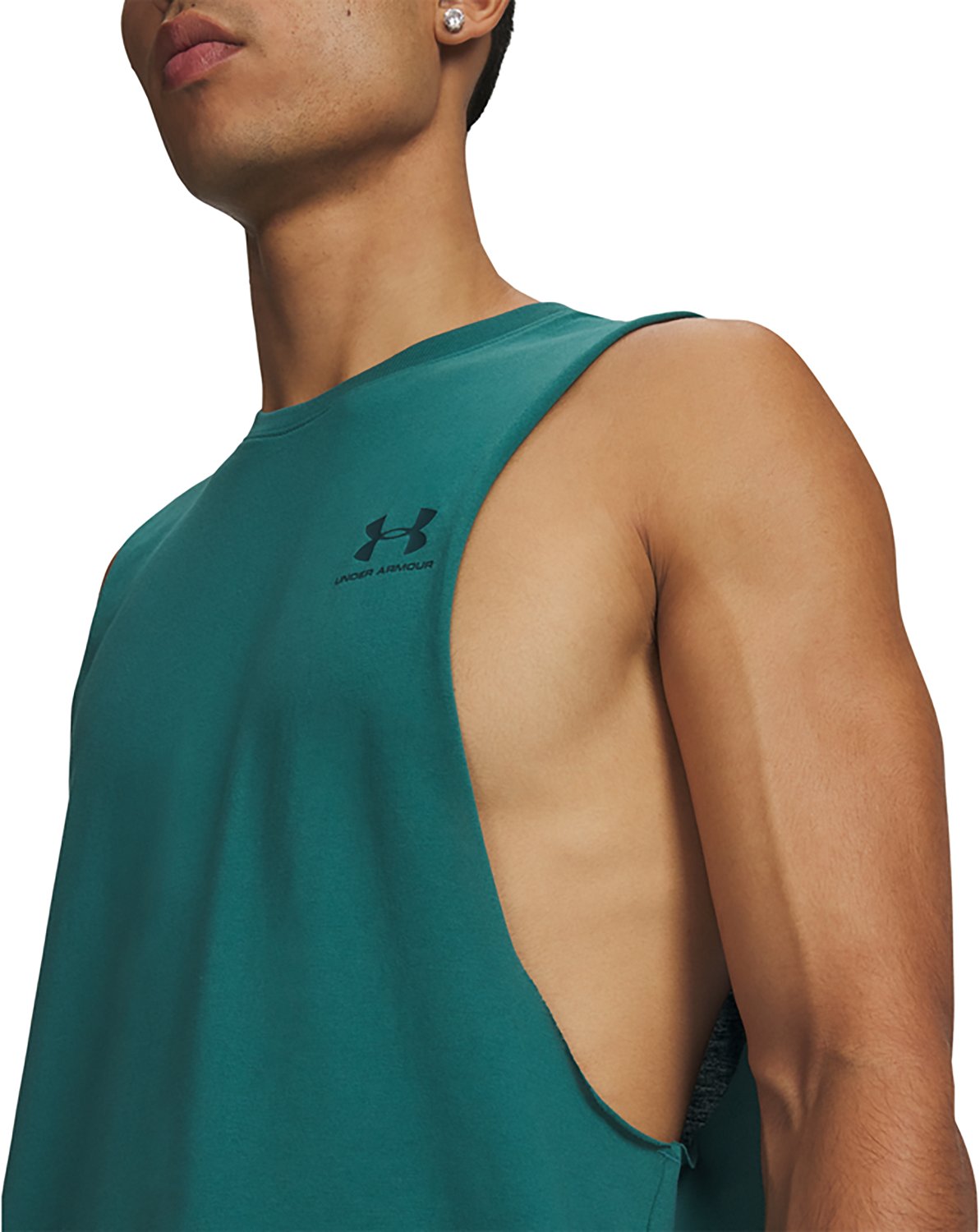 Under Armour Men's Sportstyle Left Chest Cut-off Sleeveless Top - view number 3