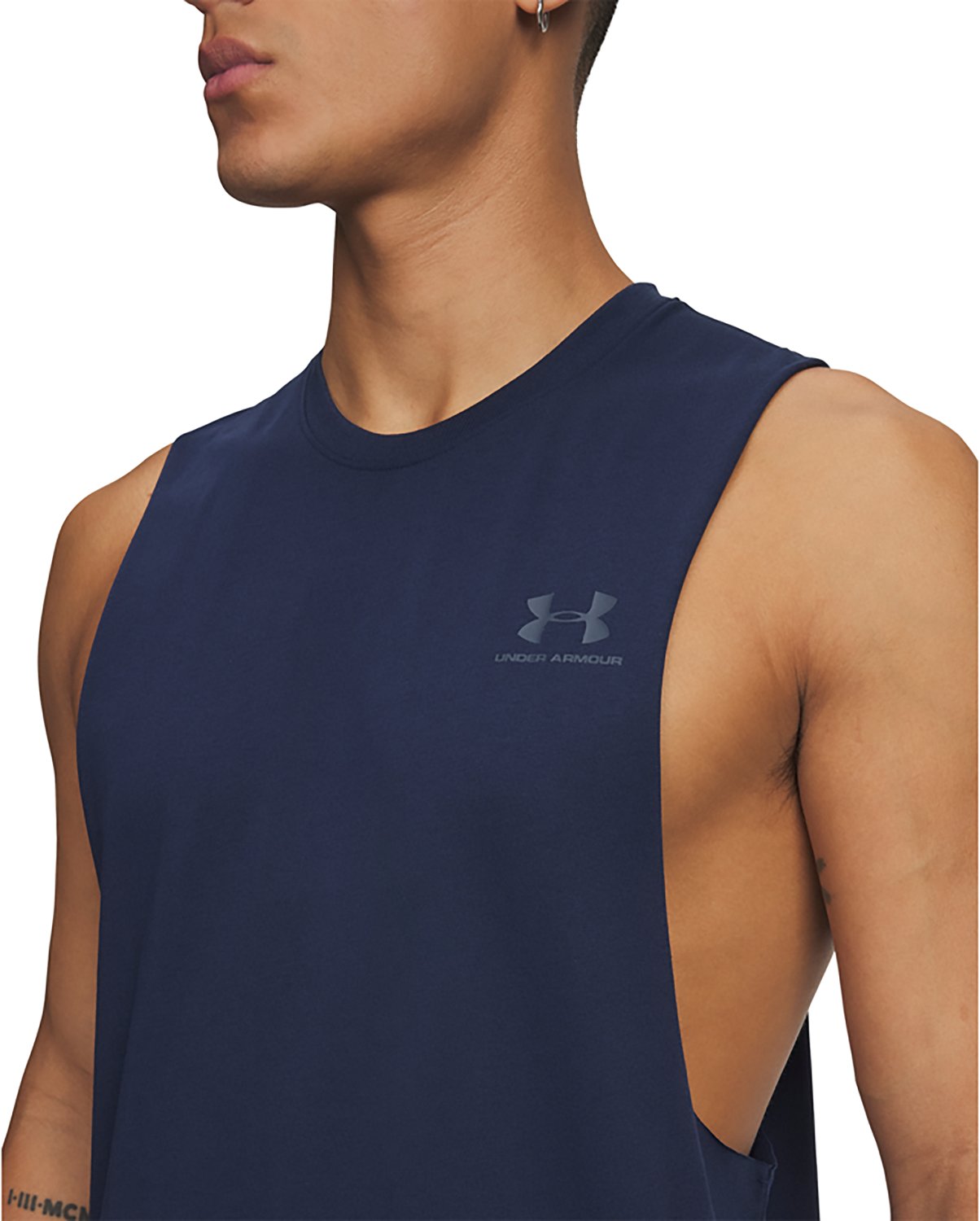 Under Armour Men's Sportstyle Left Chest Cut-off Sleeveless Top - view number 3
