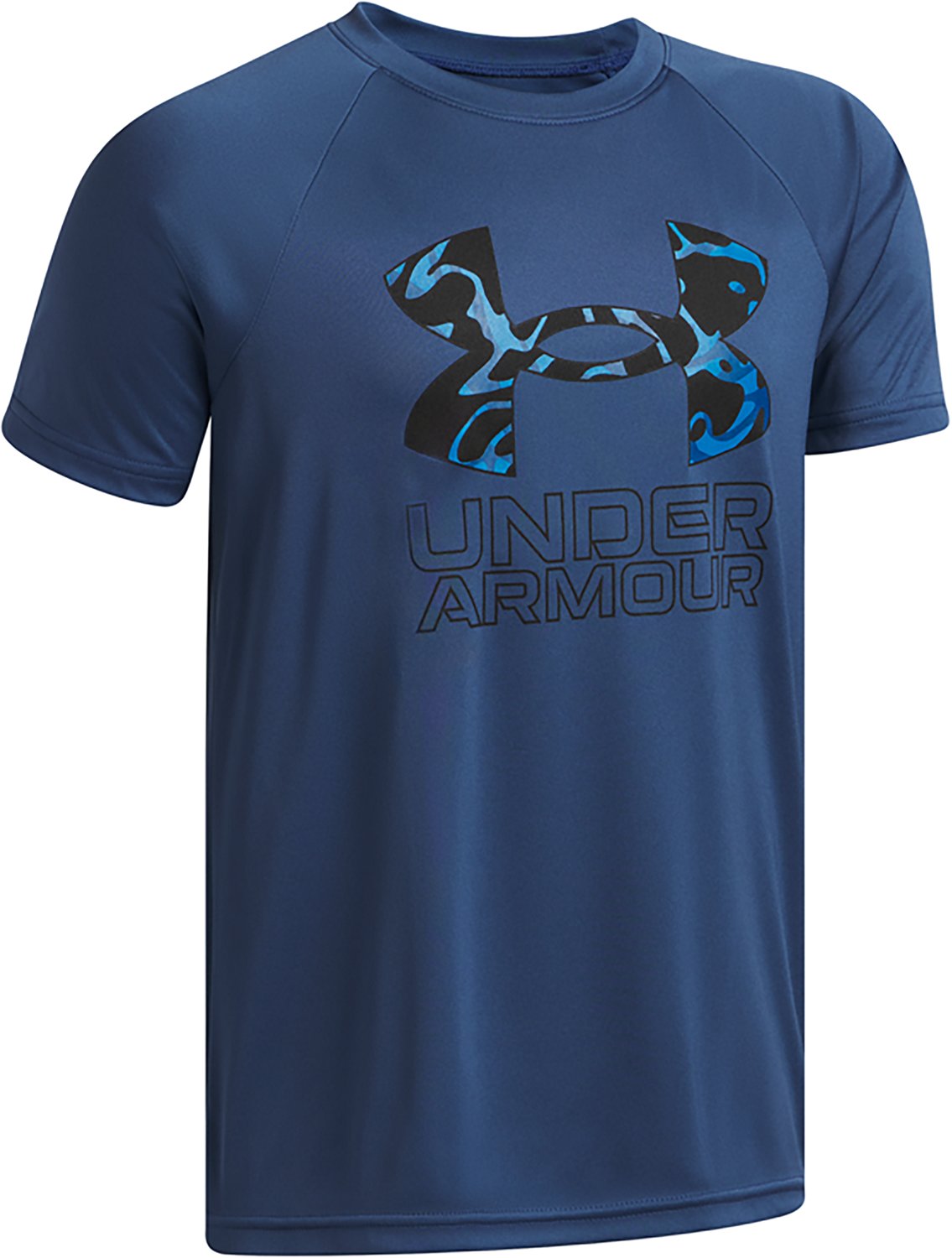 Under Armour Boys' Hybrid Printed Short Sleeve T-shirt                                                                           - view number 3