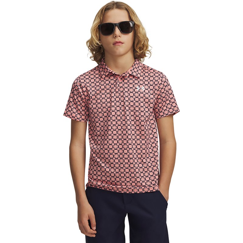 Under Armour Boys' Matchplay Print Polo Shirt
