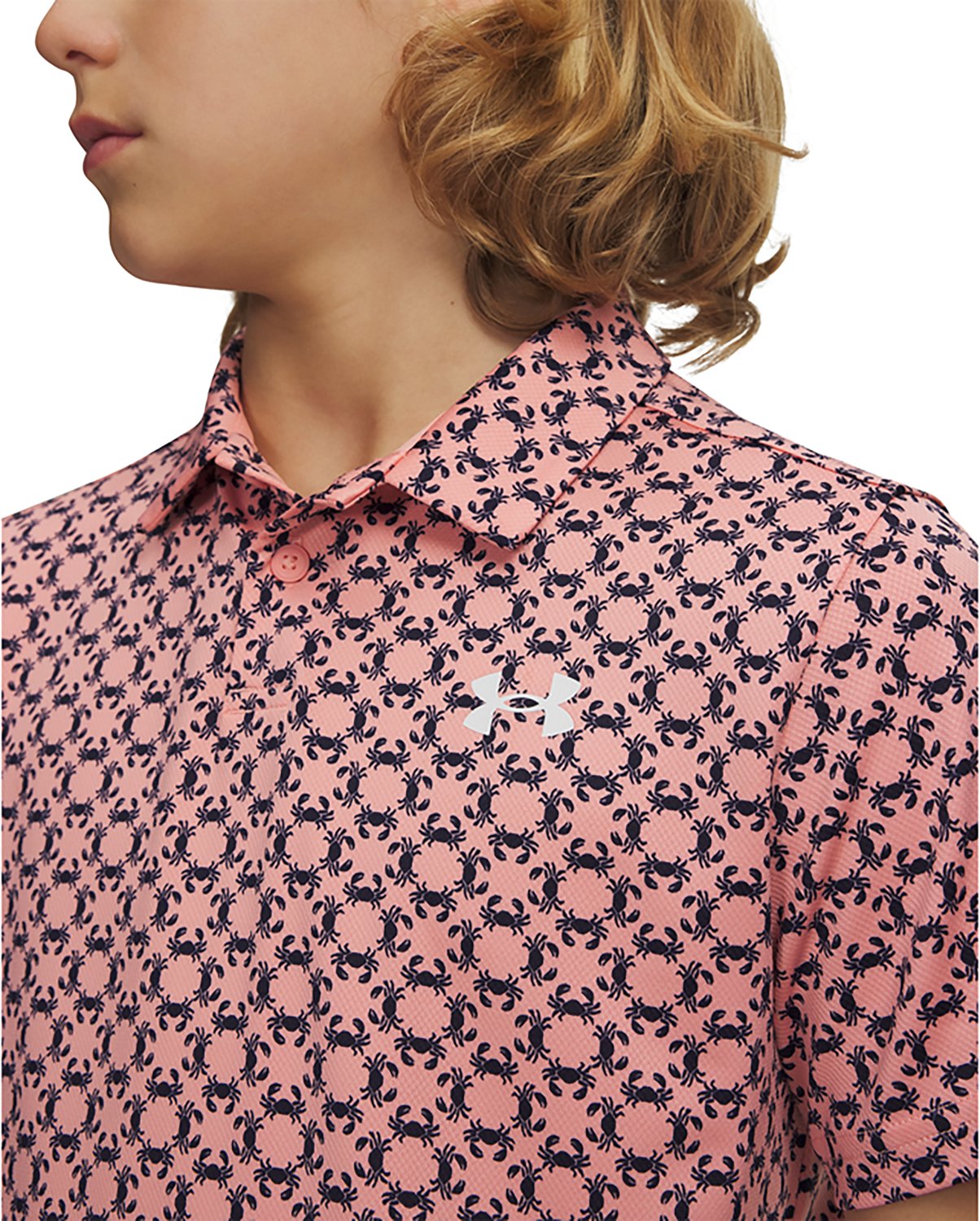 Under Armour Boys' Matchplay Print Polo Shirt - view number 3